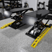 DX77 Series 7.7K Scissor Lift - ALI Certified by Challenger Side View with no Car