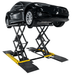 Challenger DX77 Series 7.7K Scissor Lift - ALI Certified Side View with Car Lifting