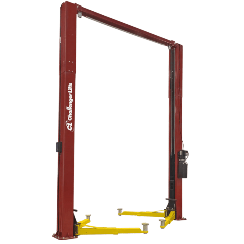 Challenger E15 15K Heavy-Duty Two-Post Lift Side View