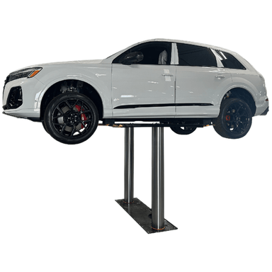 Challenger EV1020-XP9 Series 9K Inground Drive-On Pad Lift Side View with Car