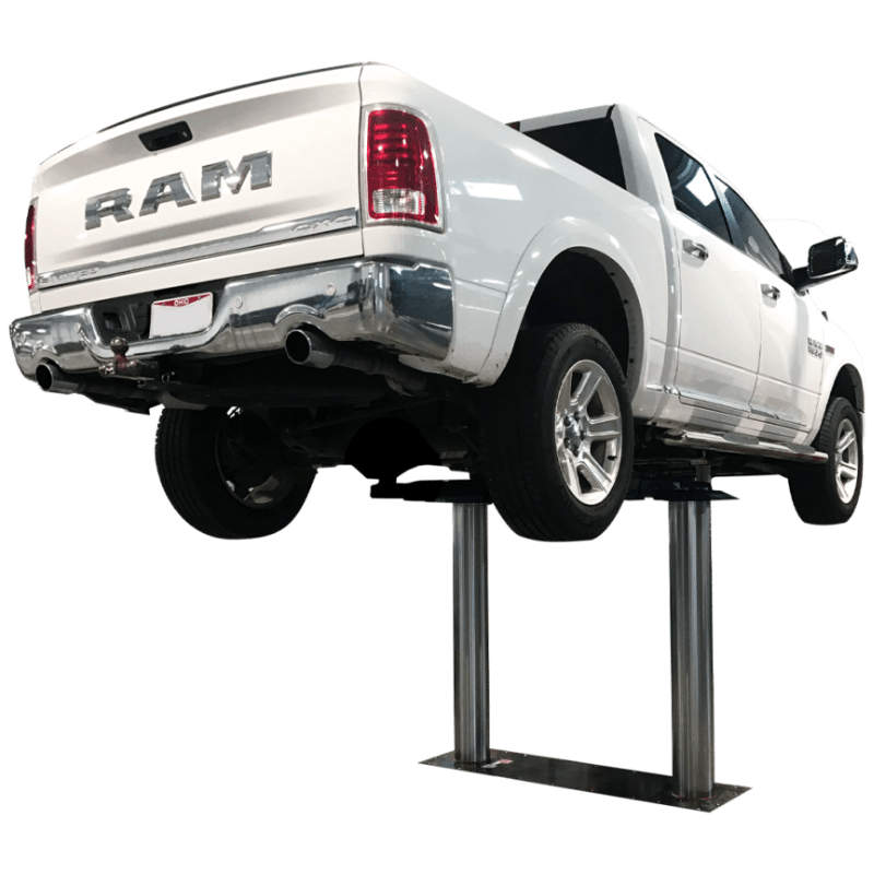Challenger EV1220 Series 12K Heavy-Duty Inground Lift Side View with Car Lifting