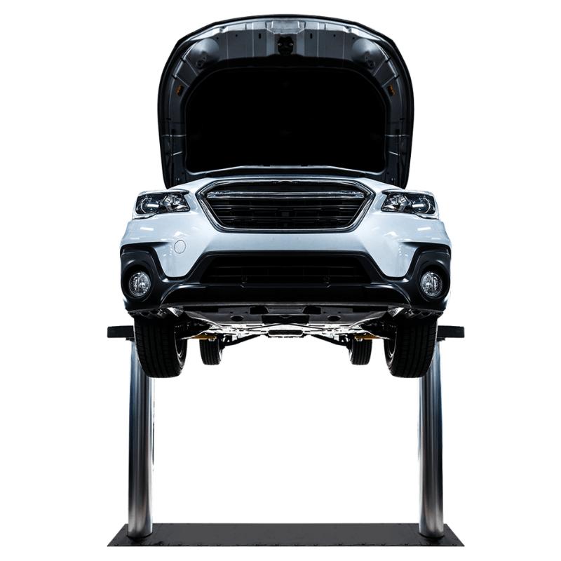 EW10 Series 10K Wide Inground Lift Front View with Car Lifting