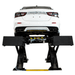 Challenger SX14 Series 14K Heavy-Duty Scissor Alignment Lift Front View with Car Lifting