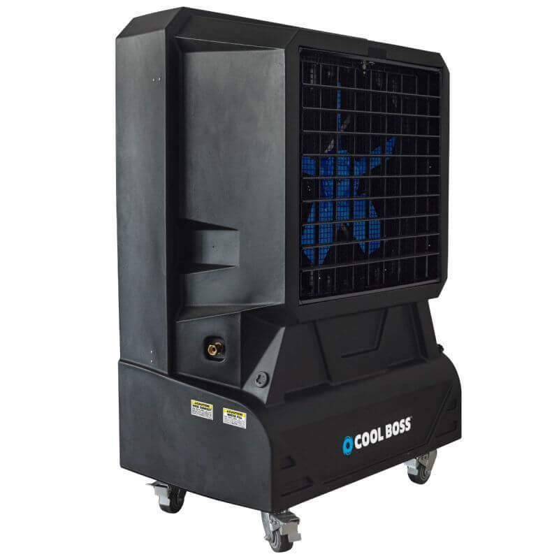 Cools Boss CB-26SL 50 Gallon Portable Air Cooler Side View