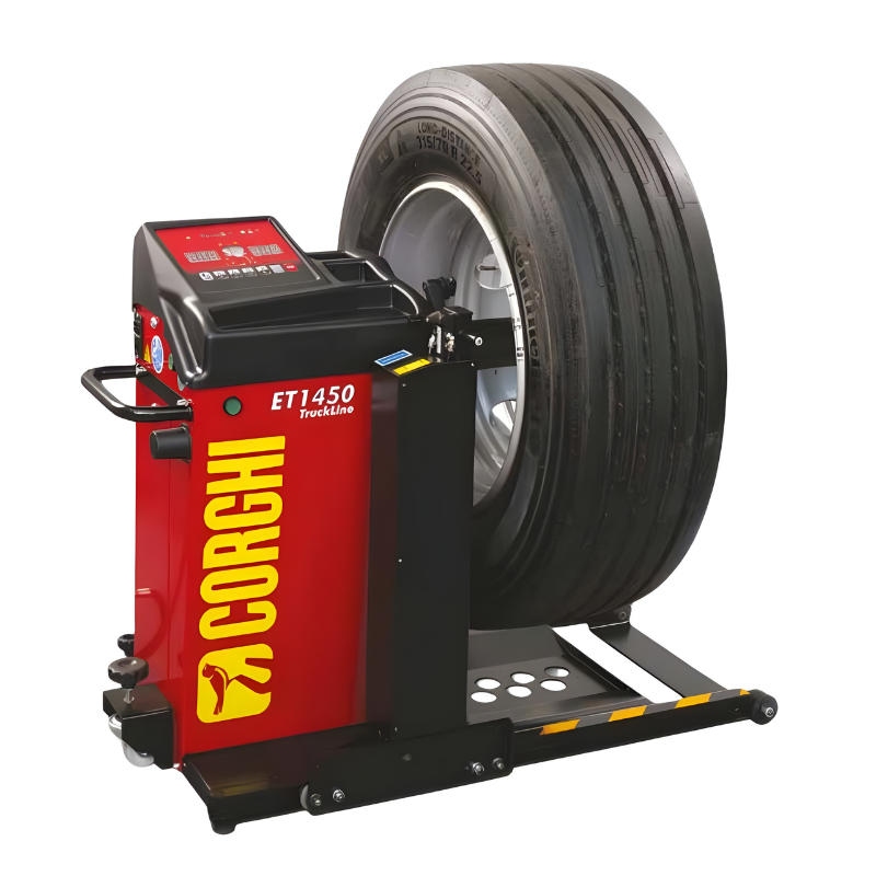 Corghi ET1450 Truckline Universal Off-Vehicle Wheel Balancer Side View