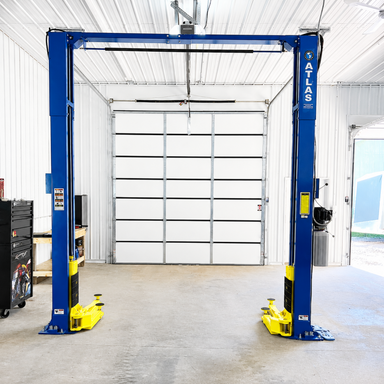 Atlas 10000lb 2 post customer install from HeavyLift Direct