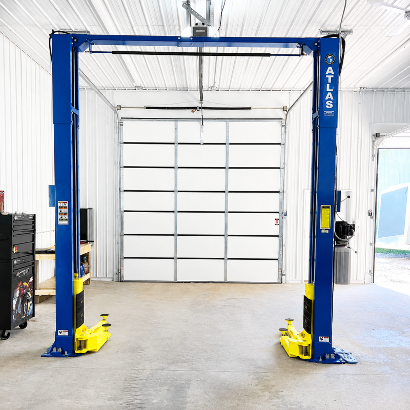 Atlas 10000lb 2 post customer install from HeavyLift Direct