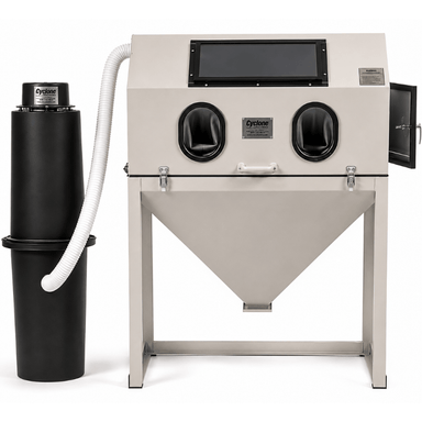 Cyclone 4224 Flexible Sandblast Cabinet Front View
