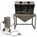 Cyclone PT-100-SK Pressure Blast Pot Sandblaster Front View