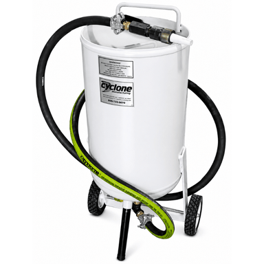 Cyclone PT-100 Direct Pressure Blast Pot Sandblaster Front View