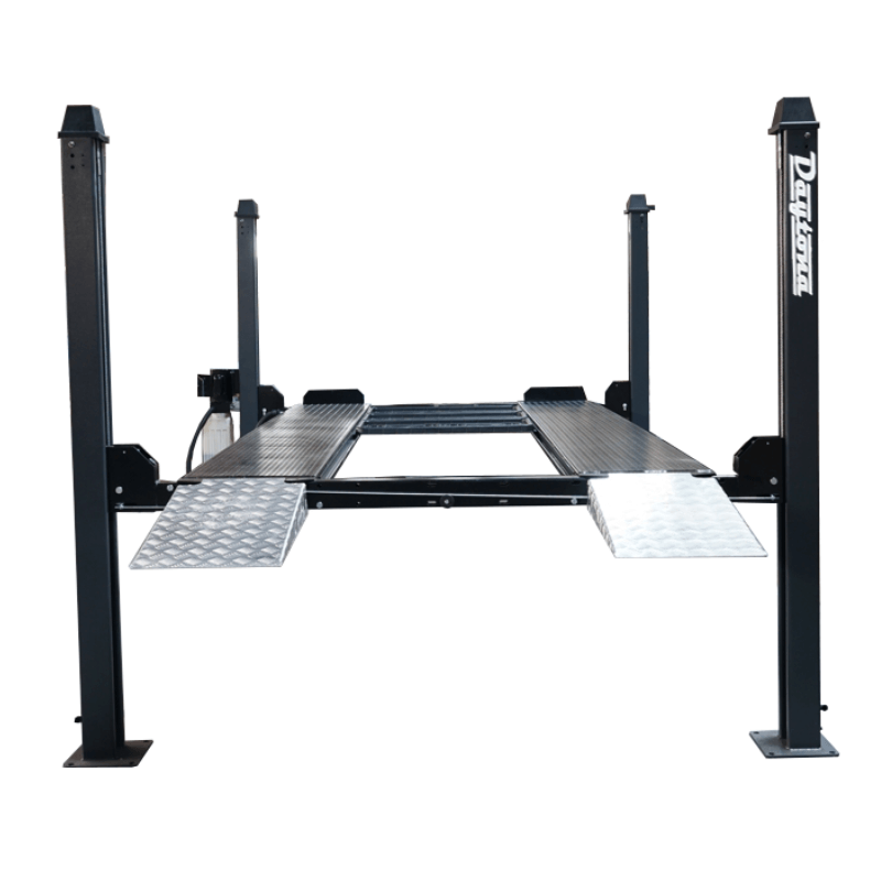 LFPP9 9,000lb 4-Post Parking Lift by Daytona Front View 