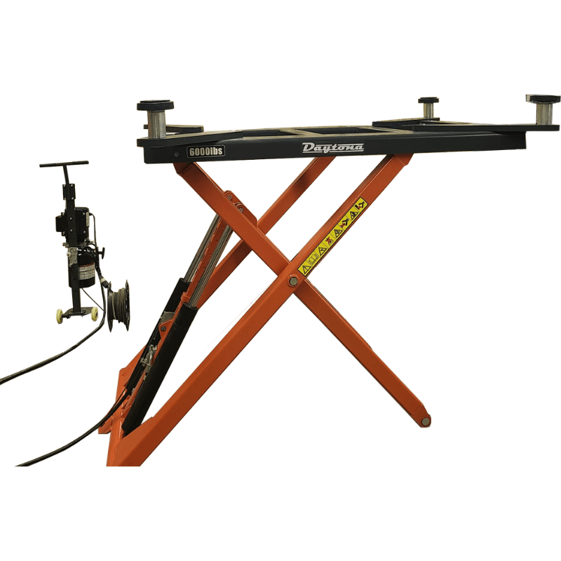 Daytona LMS6 6,000 lbs MidRise Scissor Lift Side View