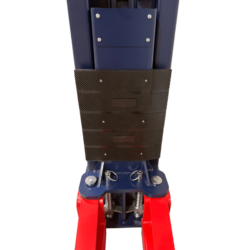Eagle EAG-12K 12,000 Lbs 2-Post Lift – Symmetric Arm Rubber Pad on Arm Base View