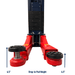 Eagle EAG-12K 12,000 Lbs 2-Post Lift Arm Pad Height View