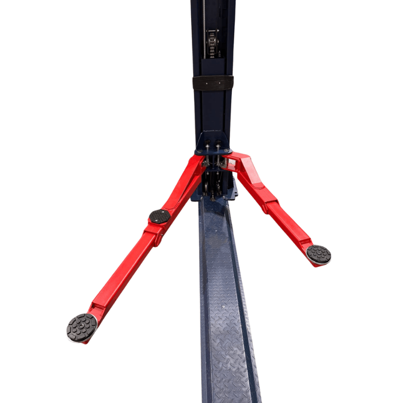 EAG-9F 9,000 lb. 2-Post Lift -Arm Lower Height Open View