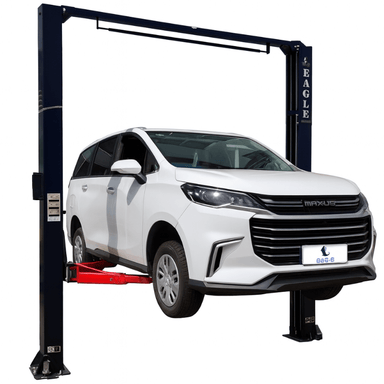 Eagle ECL-10A 10,000lbs 2-Post Lift – Versatile Arms Side View