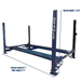 Eagle MS-8000 8000lb 4 Post Storage Car Lift Side View with Dimension