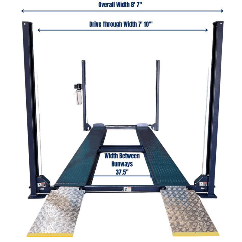 Eagle MS-8000 Front View with Dimension
