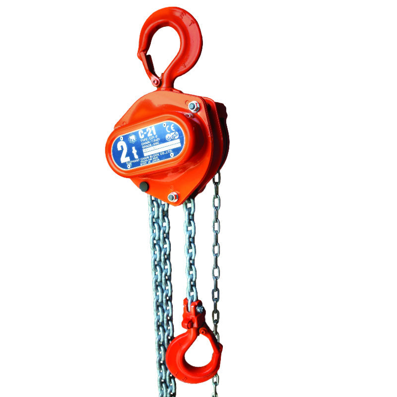 C-21 Manual Chain Hoist  by Elephant  Lifting Products Side View