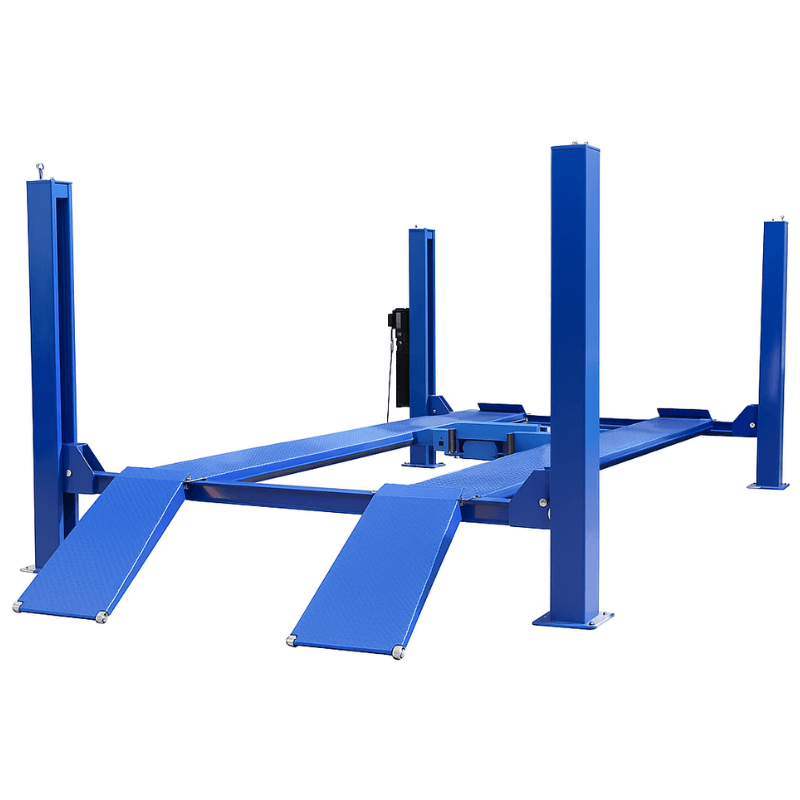 Tuxedo FP12K-K 4 Post Car Lift Side View