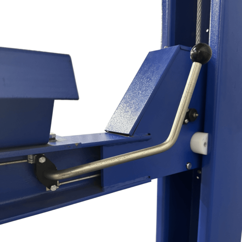 FP12K-K 4 Post Car Lift Lever View