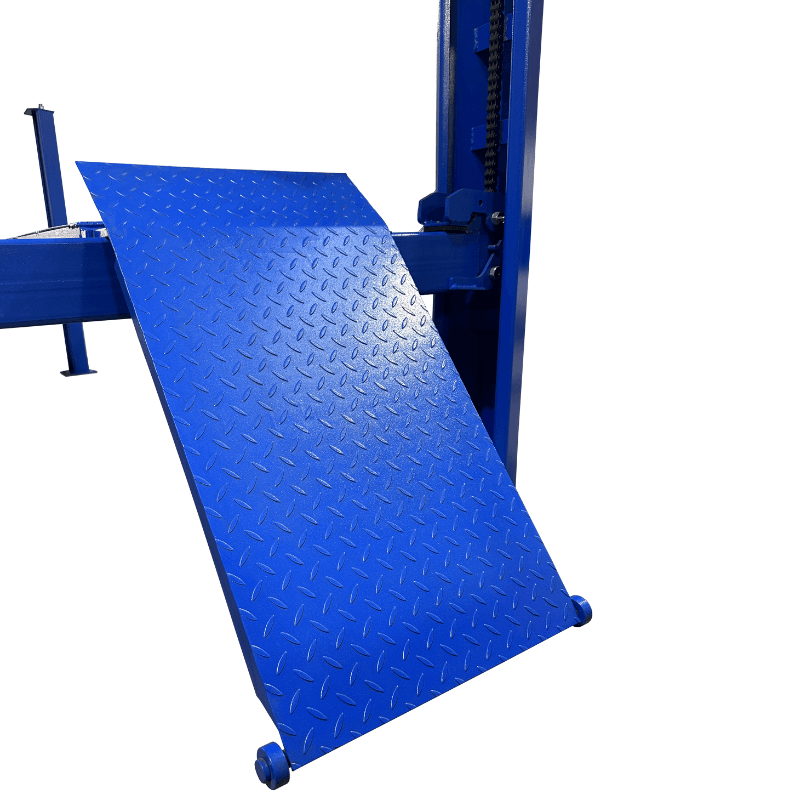 FP14K, 14,000 lb 4 Post Car Lift - Chain Driven Frame View