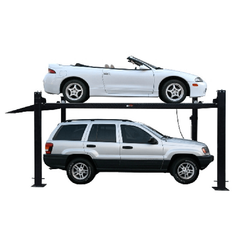 FP8K-B Parking Lift by Tuxedo - With Car Side View