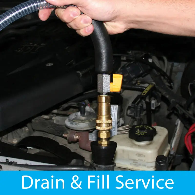 Flo-Dynamics PSI COOL Drain & Fill plus Inline Flush Coolant Service Machine - Drain & Fill Service View