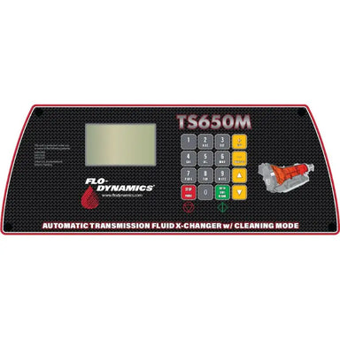 ATF Inline Exchanger w/ Dual New Fluid Tanks TS650M LCD View