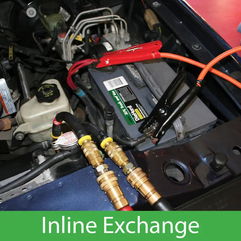 ATF Inline & Dipstick Exchanger TSD450 Connect to Machine View