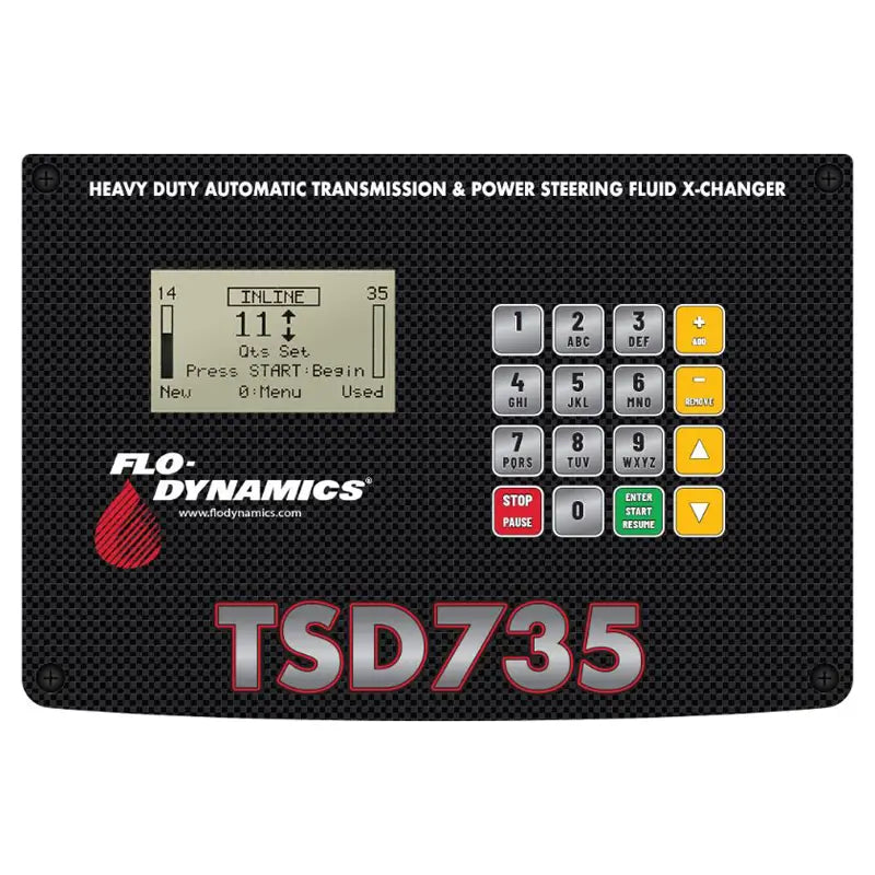 ATF Inline and Dipstick TSD735  Exchanger LCD View