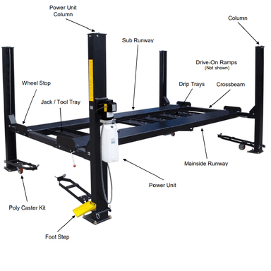 FP9K-DX-XLT Deluxe Storage Lift Extended Length / Height by Tuxedo - Specification