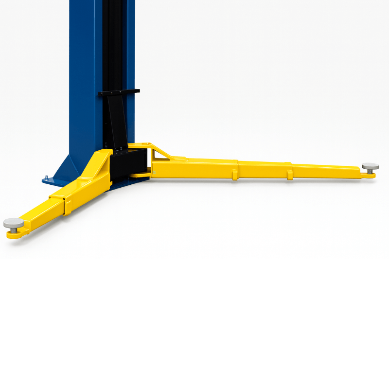 EELS744A 16,000lb 2 Post Lift by Hofmann Arm Open View