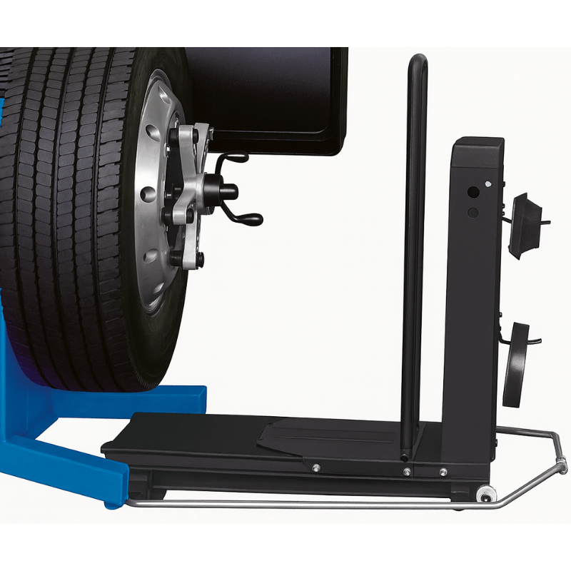 Geodyna 980L Heavy-Duty Wheel Balancer - Wheel View