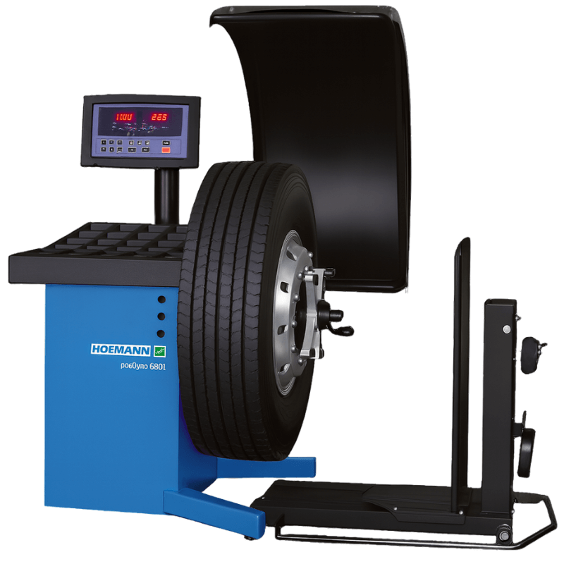 Hofmann Geodyna 980L Heavy-Duty Wheel Balancer Front View