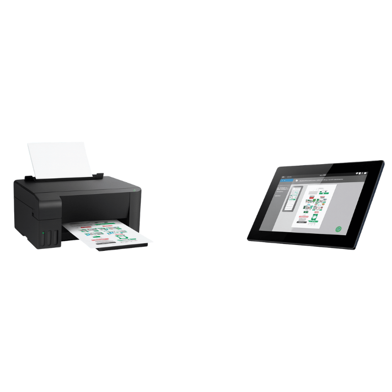 Hofmann Geoliner 609 Imaging Wheel Aligner Printer and Tablet