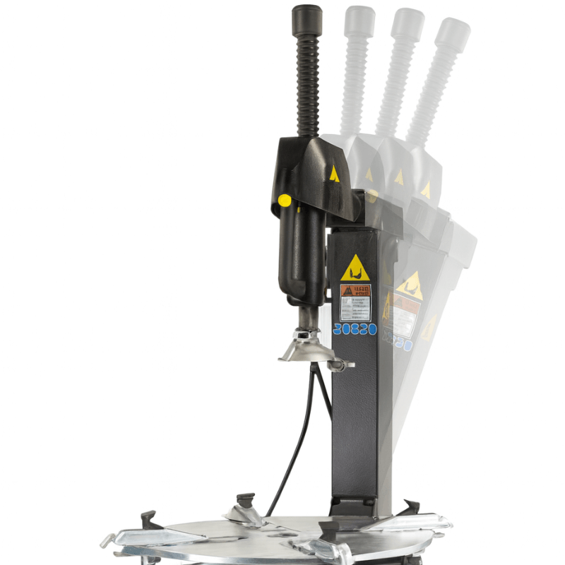 Monty 3300 Tilt-Tower Tire Changer Arm View