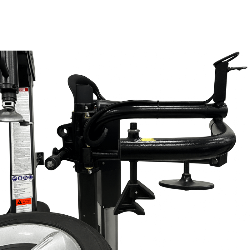 Monty 3550EM Tilt-Tower Tire Changer w/ Bead Assist - Arm View