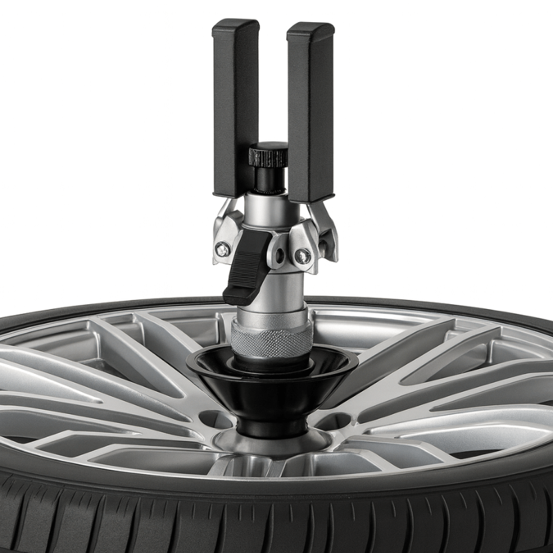 8100S Center-Post Tire Changer Manual Center Post Clamp