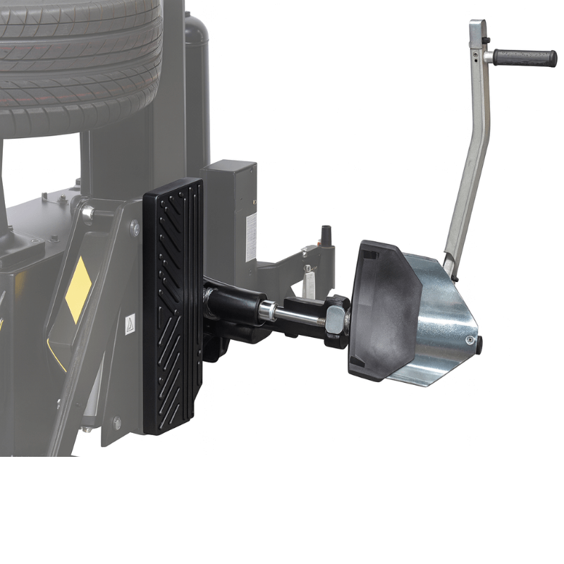 Hofmann Monty 8100S Center-Post Tire Changer On Floor Bead Breaker