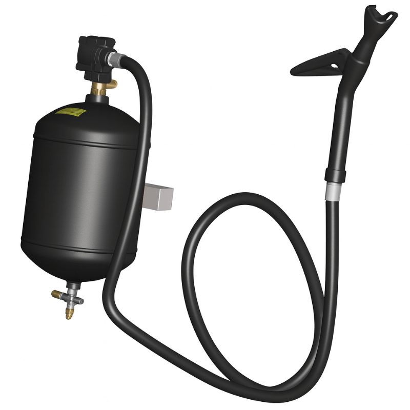 Hofmann Monty 8700 Superior Leverless Tire Changer Top Side Bead Seater View