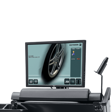 GEODYNA 8200p Wheel Balancer Monitor View
