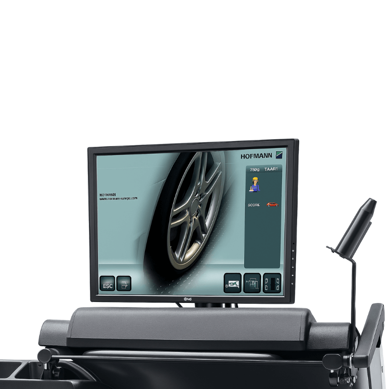 GEODYNA 8200p Wheel Balancer Monitor View