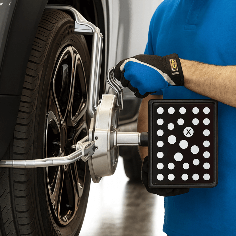 Hofmann Geoliner 678 Imaging Wheel Aligner In Use View