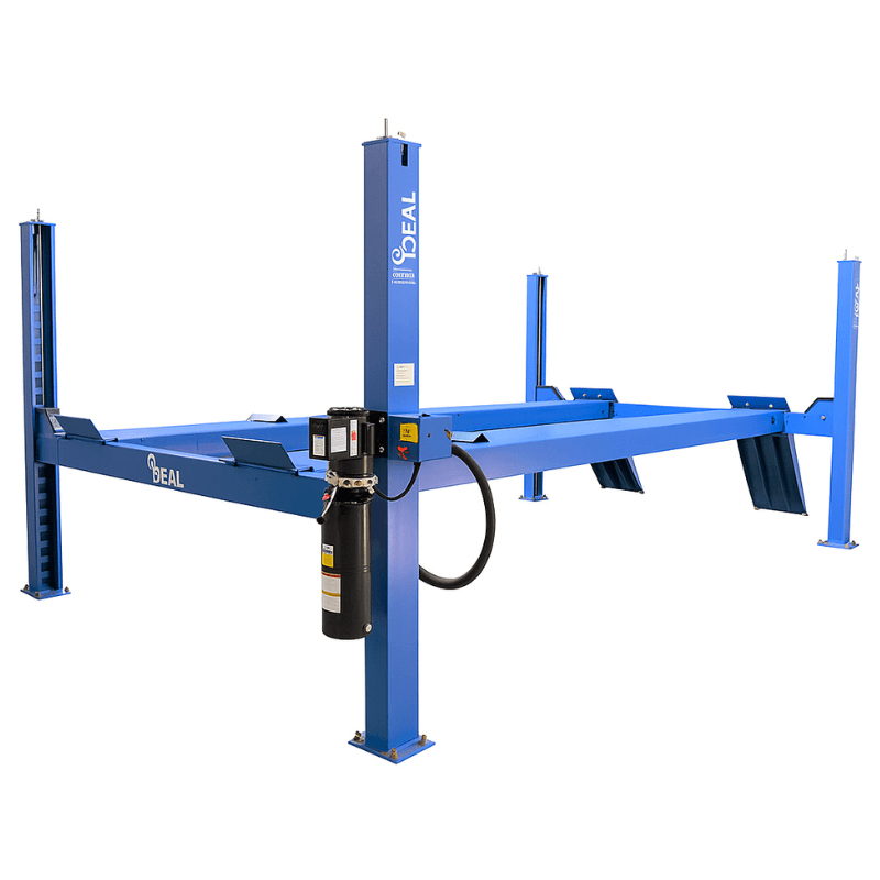 FP14KC-X 14,000 lb 4 Post Car Lift Side View