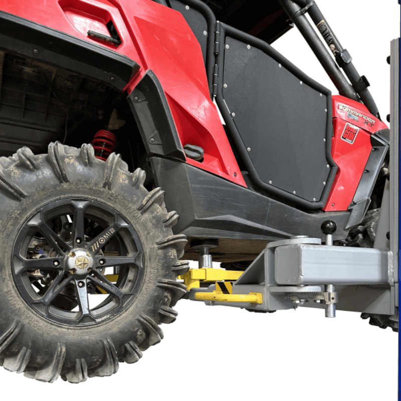 MSC-6KLP 6,000lb Single Post Car Lift - Portable Car Lifting Side View