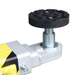 MSC-6KLP 6,000lb Single Post Car Lift - Portable Rubber Pads View