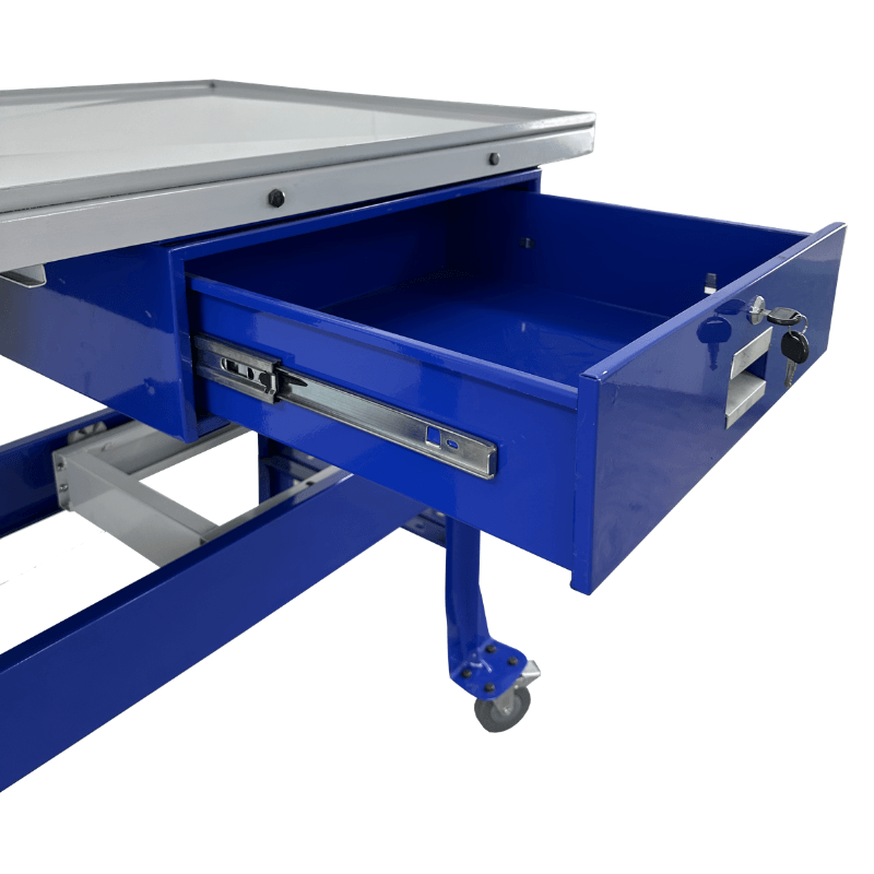 Ideal PTDT-PW-1000 Premium Tear Down Table Drawer View