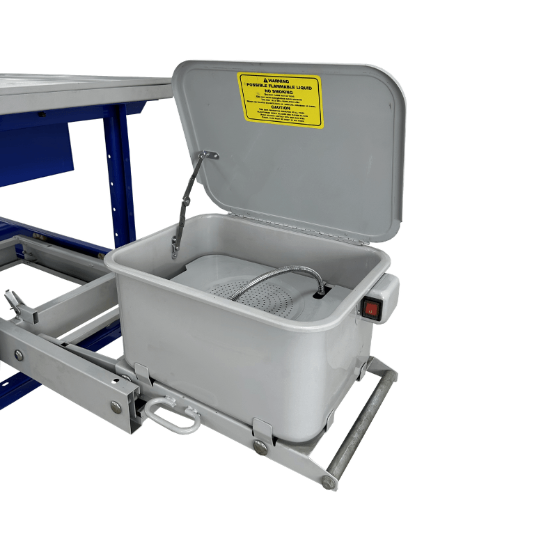 Ideal PTDT-PW-1000 Premium Tear Down Table with 3.5G Parts Washer View