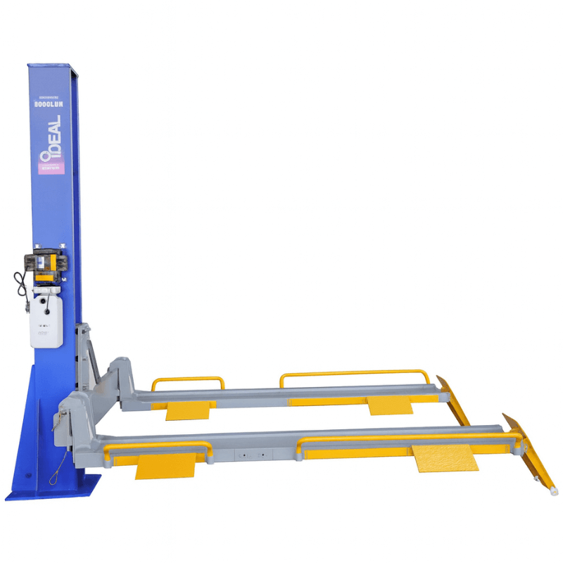 Ideal SC-2K-UTV-X 2,000lb Mower Lift Single Column Full Side View
